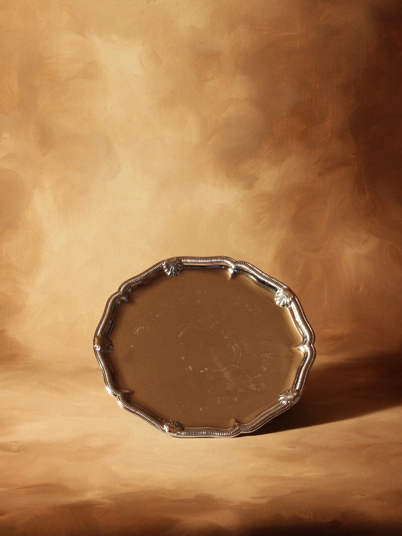 Bandeja metal redonda L