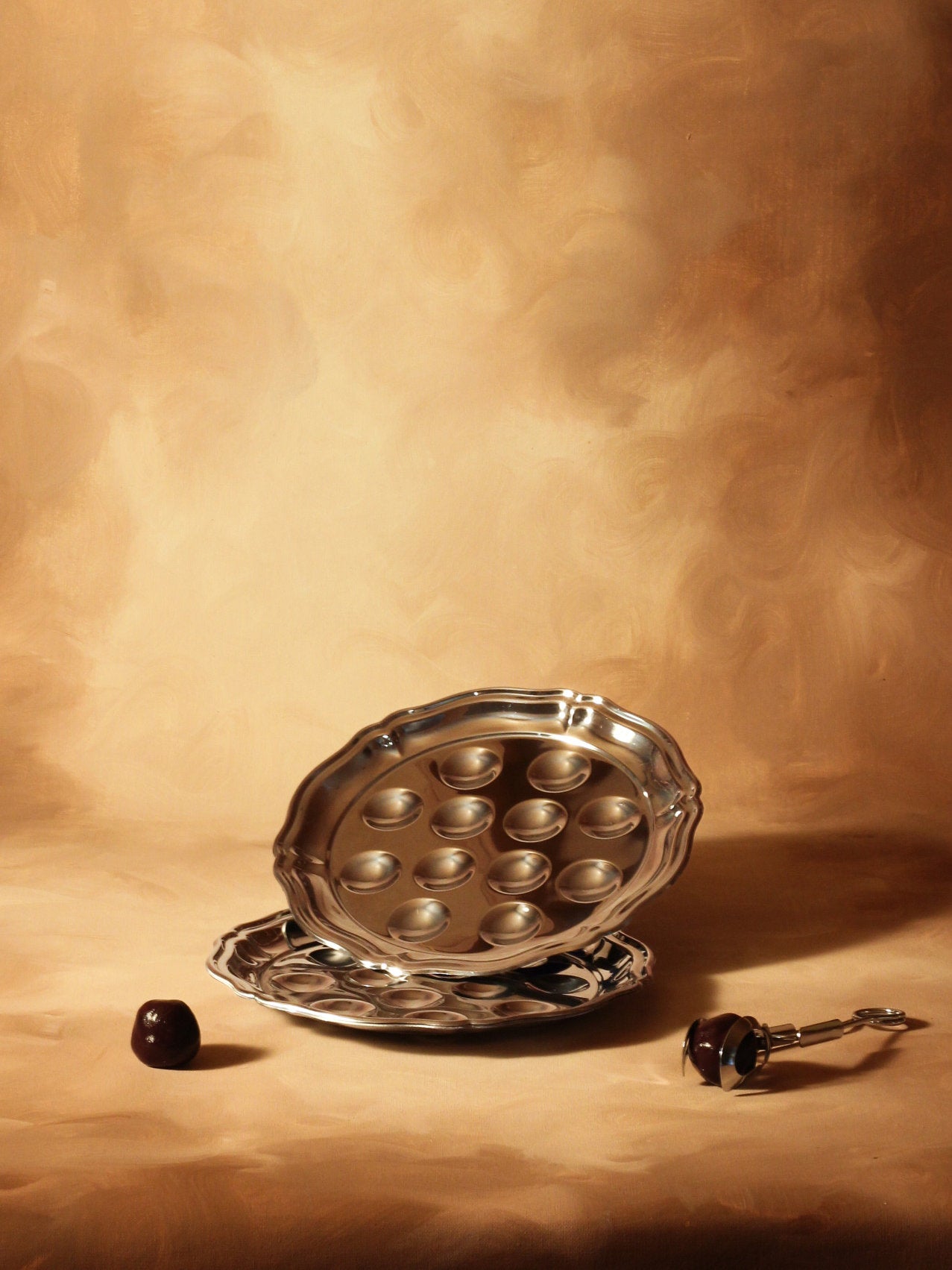 Platos para caracoles con sus tenazas