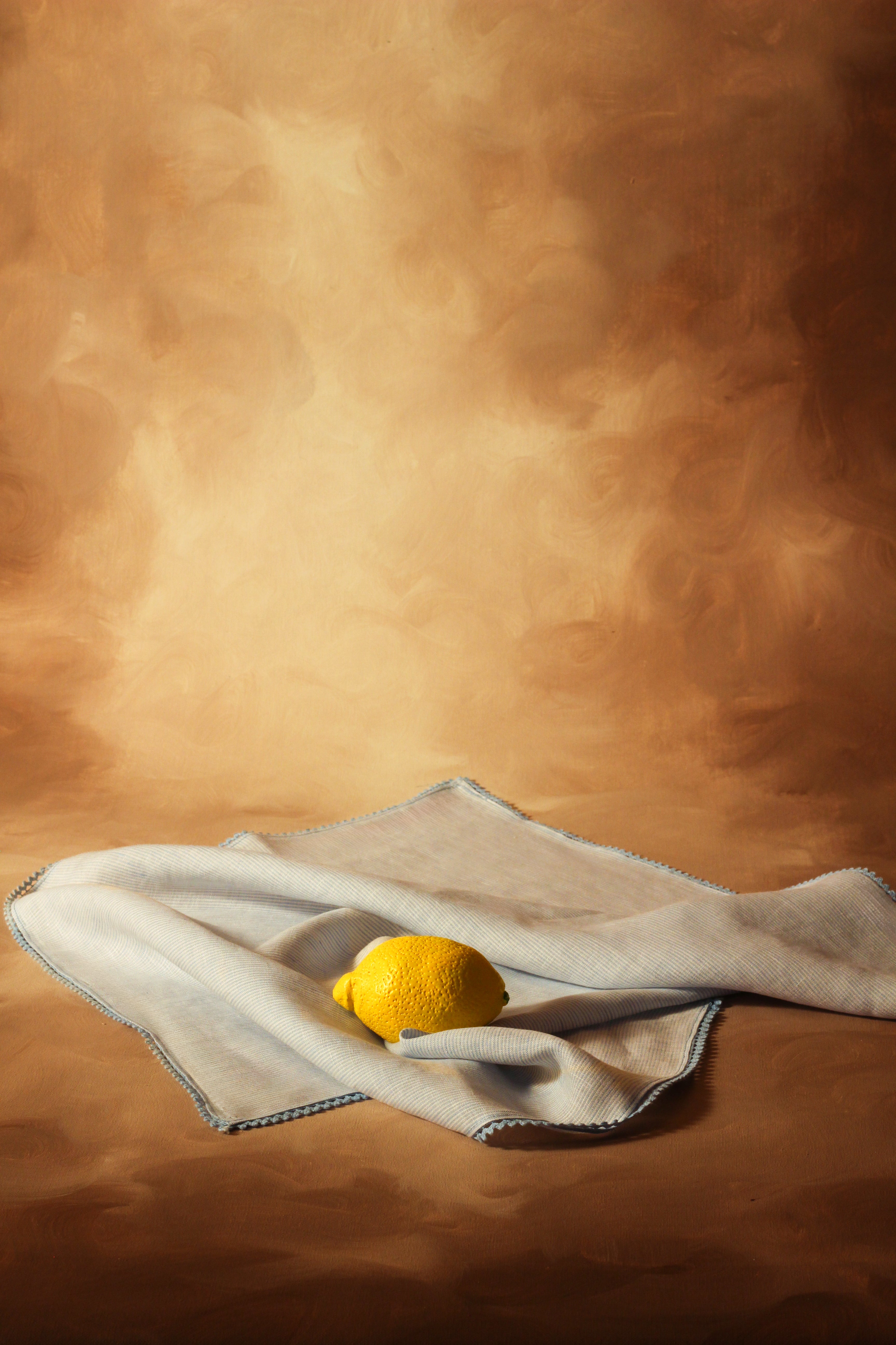 Trapo de cocina azul rayas