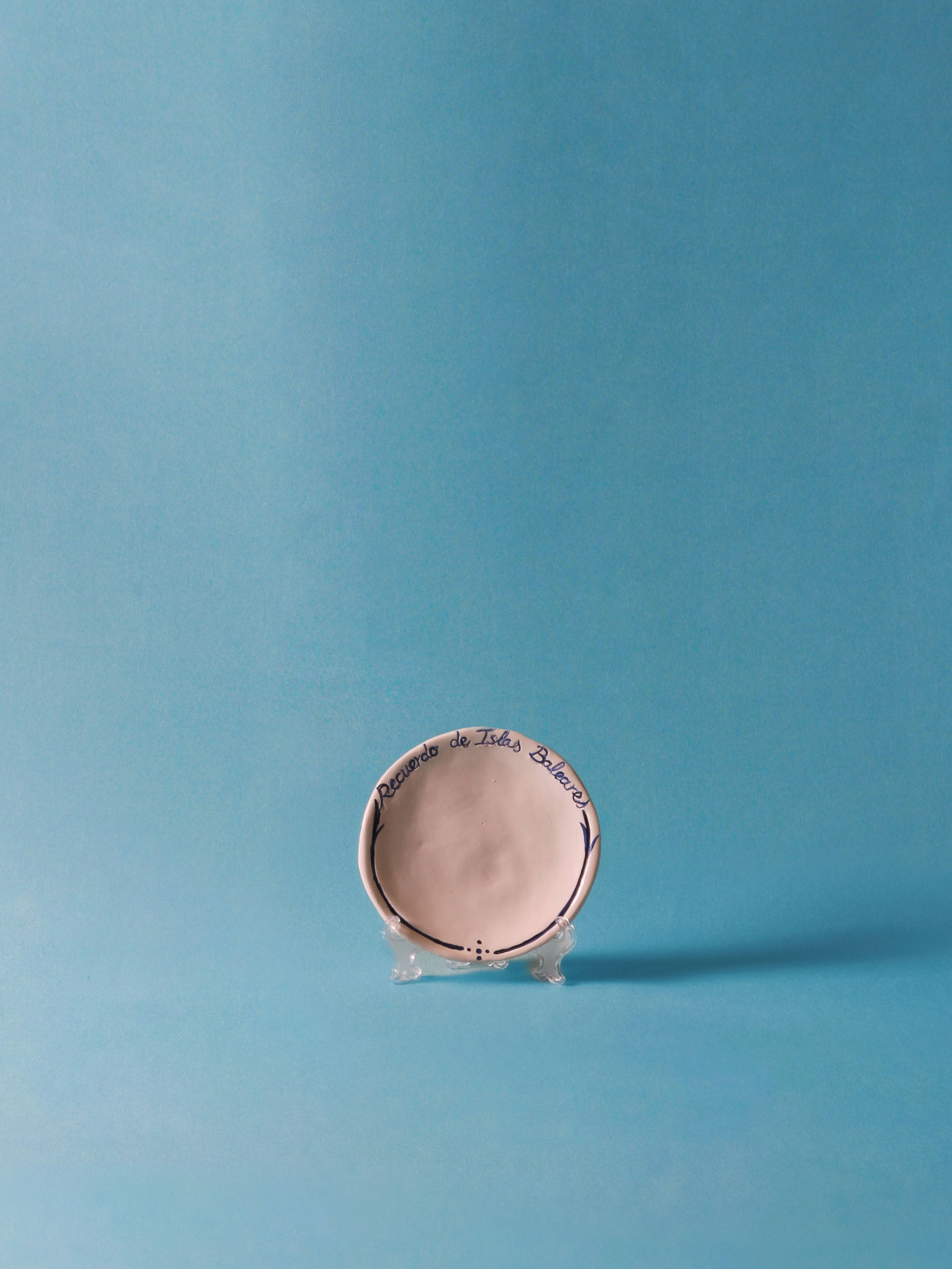 Plato de recuerdo de Islas Baleares